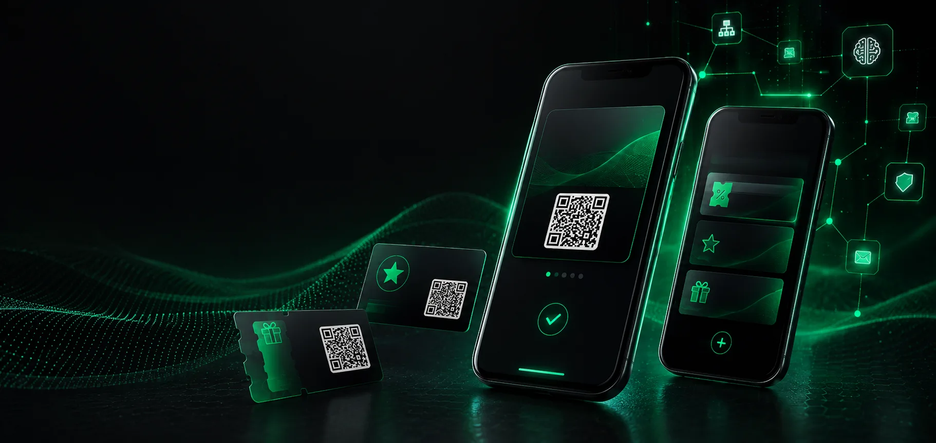 Pases de fidelidad y cupones con QR guardados en el wallet del teléfono